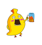 Happy yellow banana（個別スタンプ：26）
