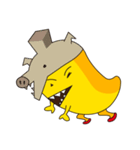 Happy yellow banana（個別スタンプ：40）