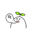 しろい いきもの（個別スタンプ：2）