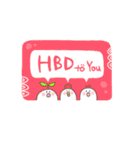 しろい いきもの（個別スタンプ：38）