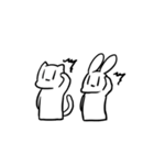 ねこ＆ぴょん（個別スタンプ：37）