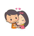 Bert ＆ Flora (falling in love) V1.1（個別スタンプ：1）