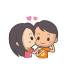 Bert ＆ Flora (falling in love) V1.1（個別スタンプ：2）