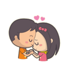 Bert ＆ Flora (falling in love) V1.1（個別スタンプ：3）