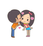 Bert ＆ Flora (falling in love) V1.1（個別スタンプ：4）