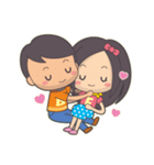 Bert ＆ Flora (falling in love) V1.1（個別スタンプ：6）