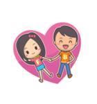 Bert ＆ Flora (falling in love) V1.1（個別スタンプ：9）