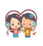 Bert ＆ Flora (falling in love) V1.1（個別スタンプ：11）