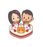 Bert ＆ Flora (falling in love) V1.1（個別スタンプ：13）