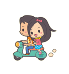 Bert ＆ Flora (falling in love) V1.1（個別スタンプ：15）