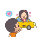 Bert ＆ Flora (falling in love) V1.1（個別スタンプ：16）