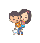 Bert ＆ Flora (falling in love) V1.1（個別スタンプ：17）