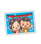 Bert ＆ Flora (falling in love) V1.1（個別スタンプ：19）