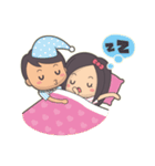 Bert ＆ Flora (falling in love) V1.1（個別スタンプ：21）
