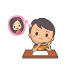 Bert ＆ Flora (falling in love) V1.1（個別スタンプ：39）