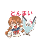 セーラー少女と愉快な日々（個別スタンプ：3）