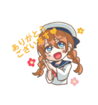 セーラー少女と愉快な日々（個別スタンプ：5）