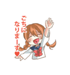 セーラー少女と愉快な日々（個別スタンプ：9）