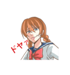 セーラー少女と愉快な日々（個別スタンプ：40）