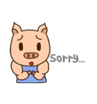 happy muscle pig（個別スタンプ：4）