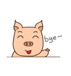 happy muscle pig（個別スタンプ：11）