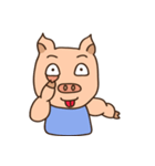 happy muscle pig（個別スタンプ：20）