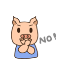 happy muscle pig（個別スタンプ：22）