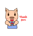 happy muscle pig（個別スタンプ：27）