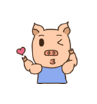 happy muscle pig（個別スタンプ：29）