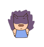 happy muscle pig（個別スタンプ：36）