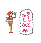 走くんとランナちゃん（個別スタンプ：12）
