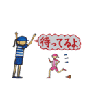 走くんとランナちゃん（個別スタンプ：28）