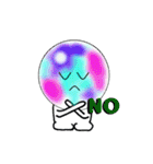 Sticker of soap Bubbles Man（個別スタンプ：17）