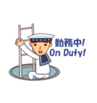 Minggoy the Navy（個別スタンプ：13）