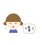 Little Girls: We love chitchat.（個別スタンプ：37）