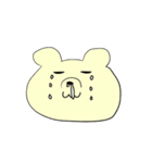 クマとウサギのゆるシュールスタンプ（個別スタンプ：3）