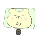 クマとウサギのゆるシュールスタンプ（個別スタンプ：5）