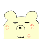 クマとウサギのゆるシュールスタンプ（個別スタンプ：7）