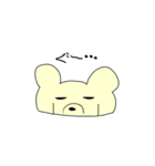 クマとウサギのゆるシュールスタンプ（個別スタンプ：18）