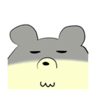 クマとウサギのゆるシュールスタンプ（個別スタンプ：22）