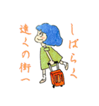 きいろネコ（オス）と女の子LIFE（個別スタンプ：25）