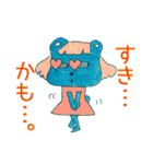 きいろネコ（オス）と女の子LIFE（個別スタンプ：34）
