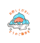 きいろネコ（オス）と女の子LIFE（個別スタンプ：38）