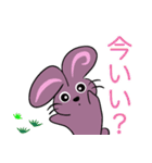 PiPi, the Rabbitの使える日常会話フレーズ（個別スタンプ：6）