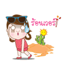 Focus cute girl（個別スタンプ：7）