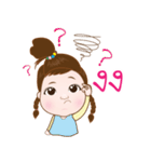 Focus cute girl（個別スタンプ：23）
