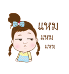Focus cute girl（個別スタンプ：27）