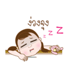 Focus cute girl（個別スタンプ：30）