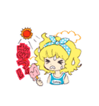 ポップキュートガール（個別スタンプ：9）