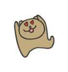 huhubear(eat and sleep)（個別スタンプ：18）